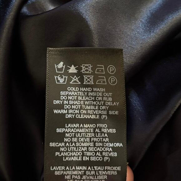 NEW City Chic Plus Size S 16 Sensual Satin Evening Dress One Shoulder Navy Blue - Picture 7 of 7